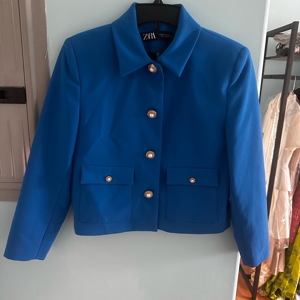 Zara Women's Blue Blazer